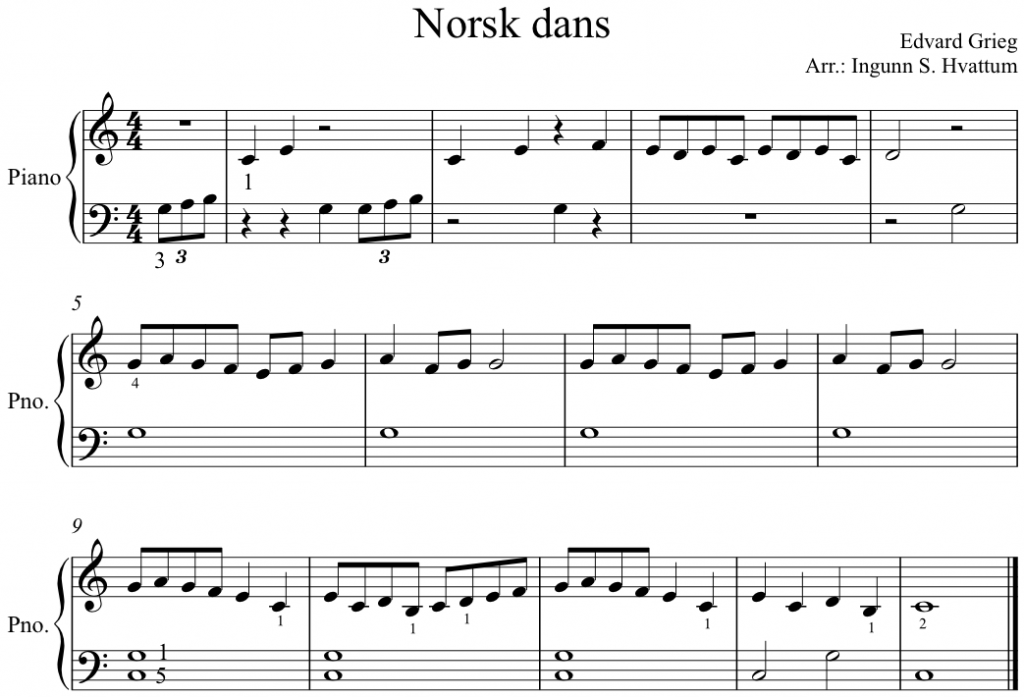 Norsk dans - kunmel